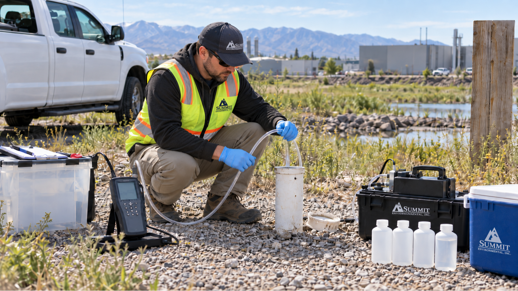 Groundwater monitoring and field investigation