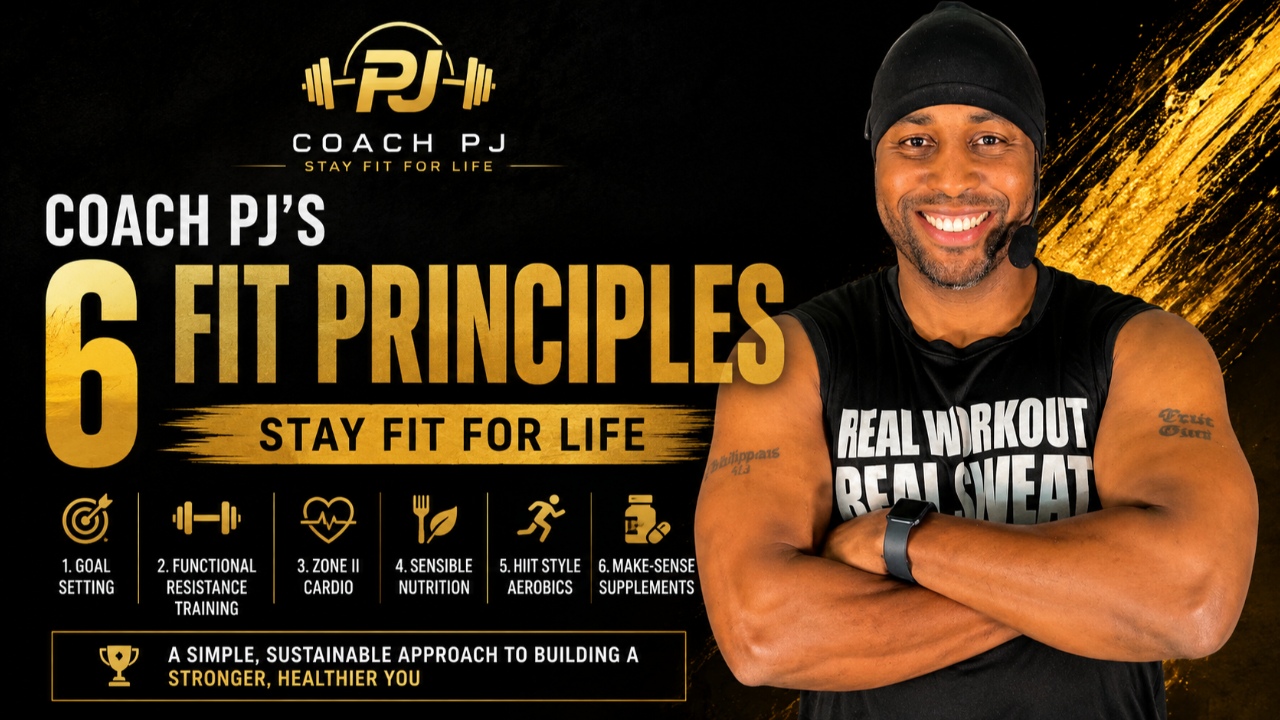 Coach PJ's 6 Fit Principles — Stay Fit for Life