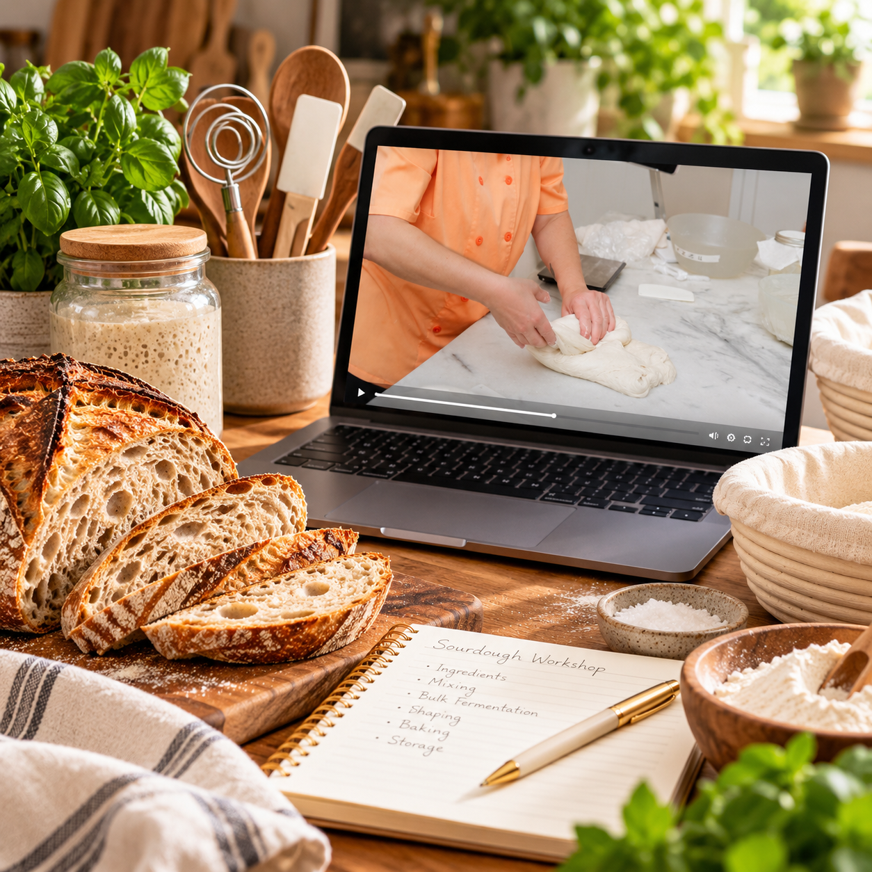 Online Learning Charity's Vegan Kitchen 