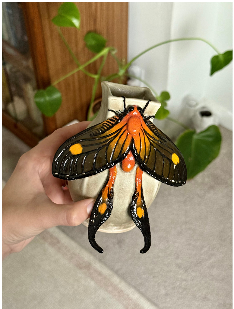 Nature-inspired ceramic mug by Leafbug Studio