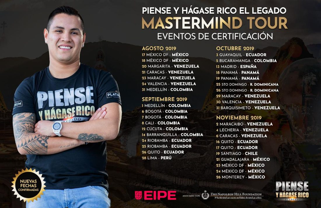 Mastermind Tour Piense y Hágase Rico El Legado 2019