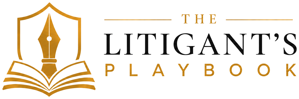 The Litigant's Playbook — hafan