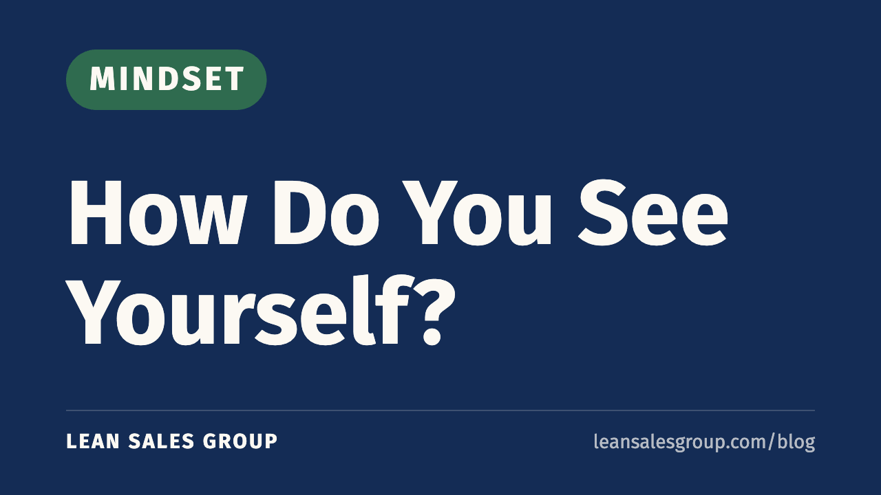 How Do You See Yourself? | Lean Sales Group