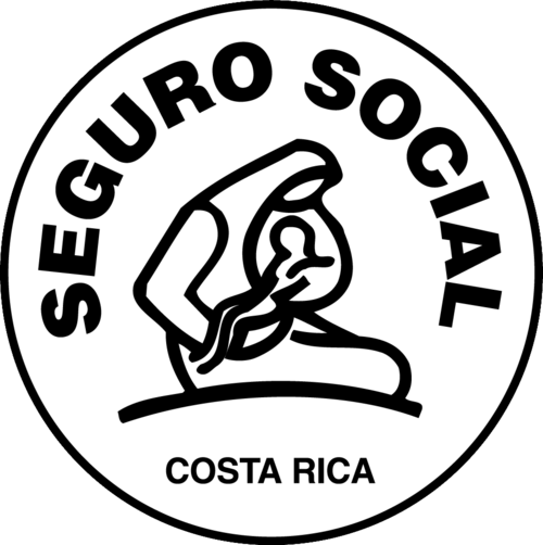 Logo de la Caja Costarricense de Seguro Social, organización cliente de Karen Mathieu