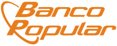 Logo de Banco Popular, organización cliente de Karen Mathieu