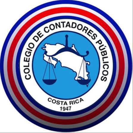 Logo del Colegio de Contadores Públicos de Costa Rica, organización cliente de Karen Mathieu