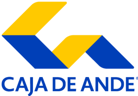 Logo de Caja de ANDE, organización cliente de Karen Mathieu