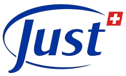 Logo de Just, organización cliente de Karen Mathieu