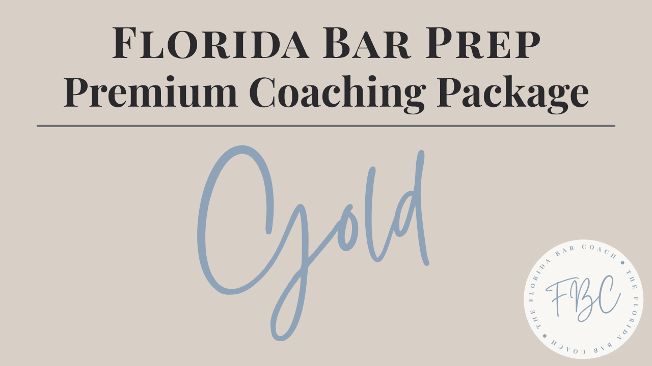 Florida Bar Prep: Gold Coaching Package