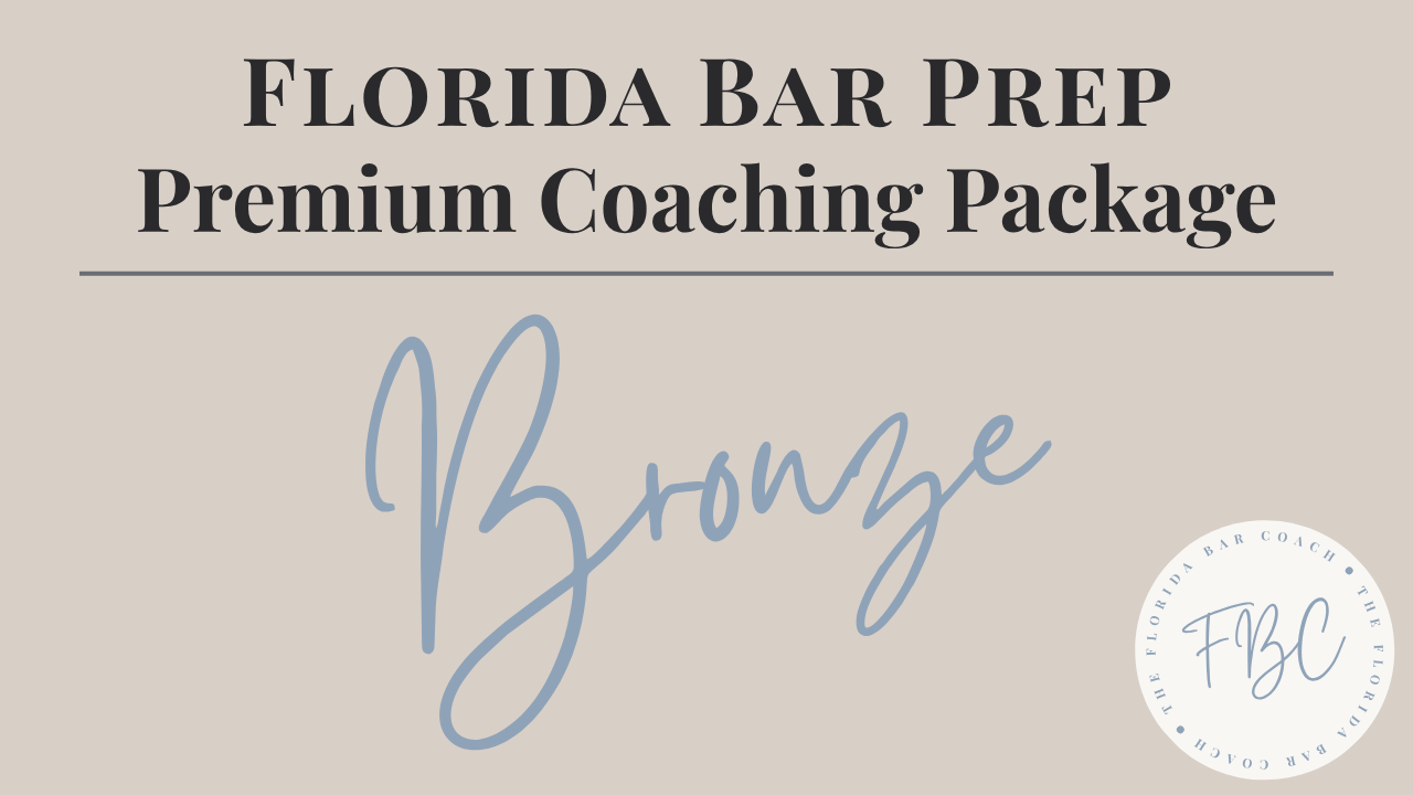 Florida Bar Prep: Bronze Coaching Package