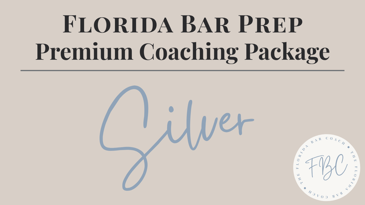Florida Bar Prep: Silver Coaching Package
