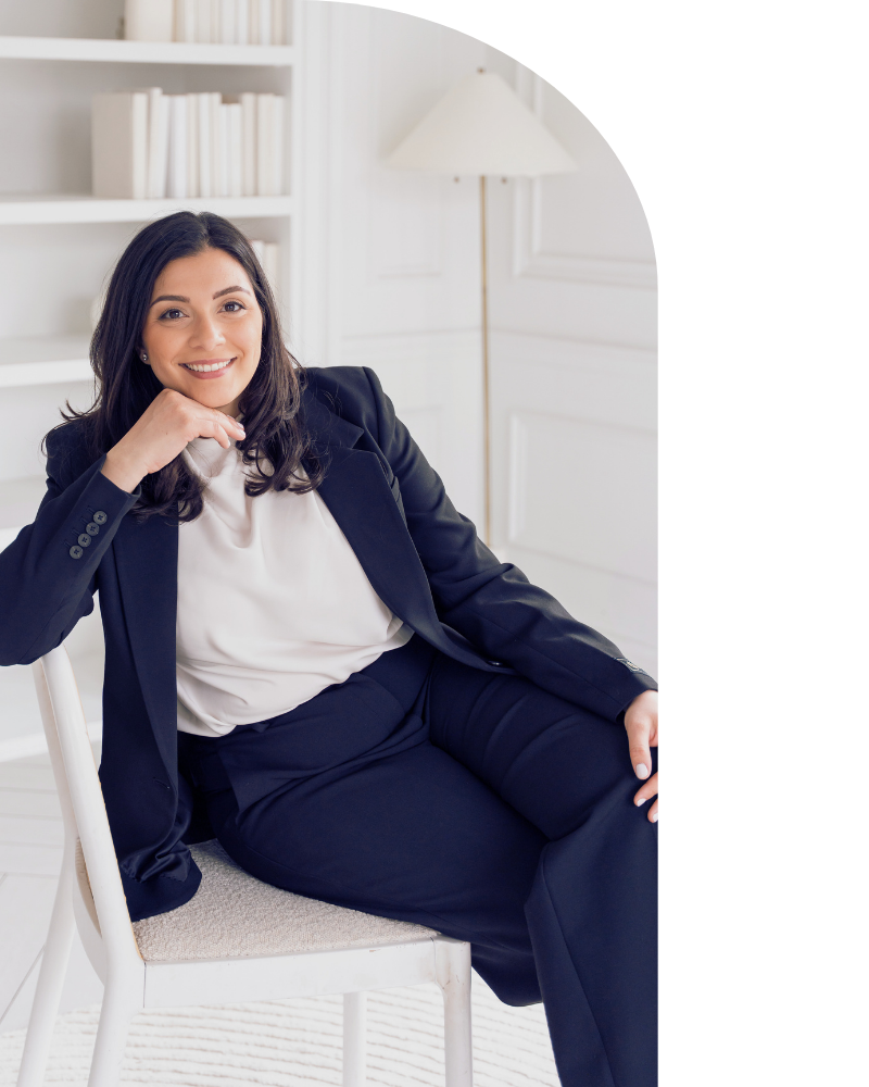 Dr. Thea Zacharia looking happy