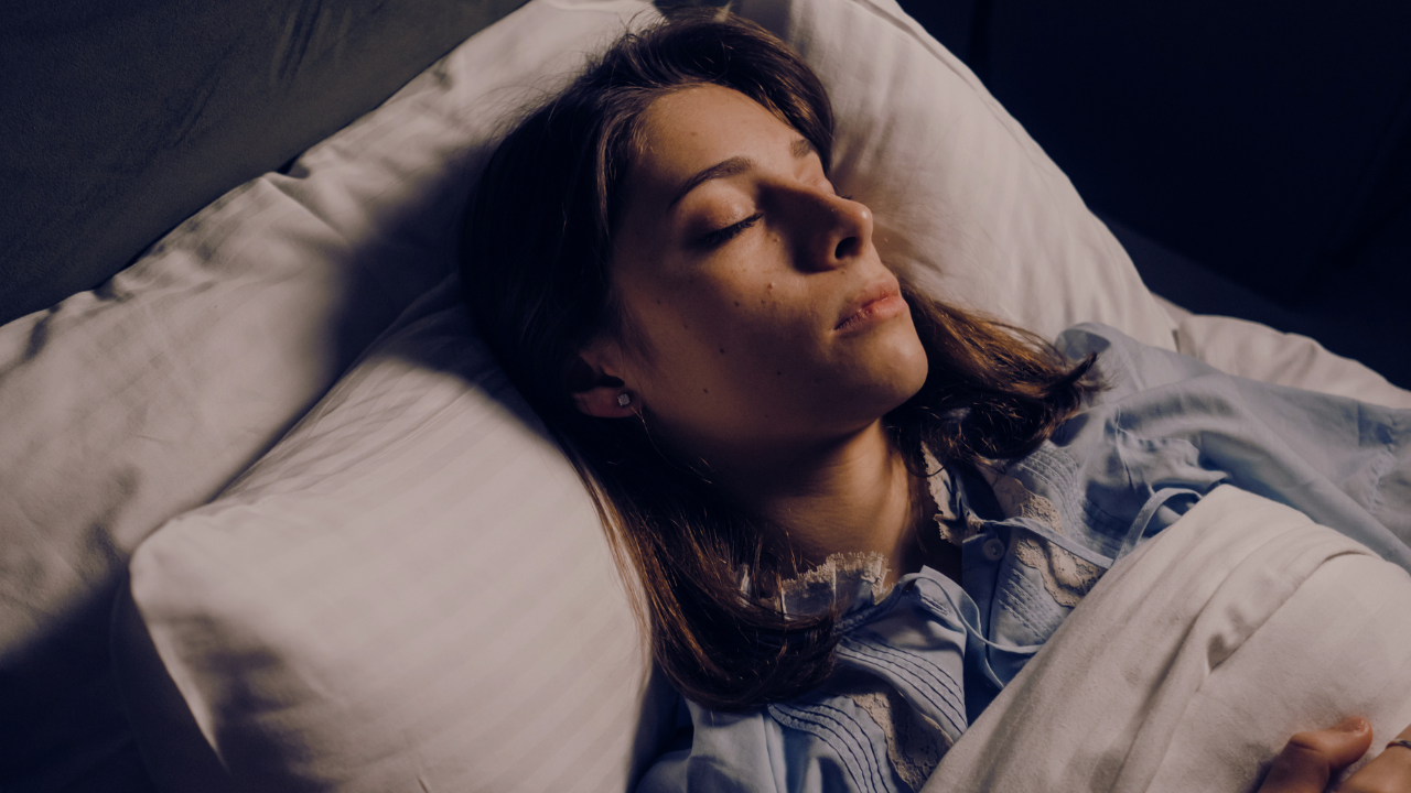 woman sleeping