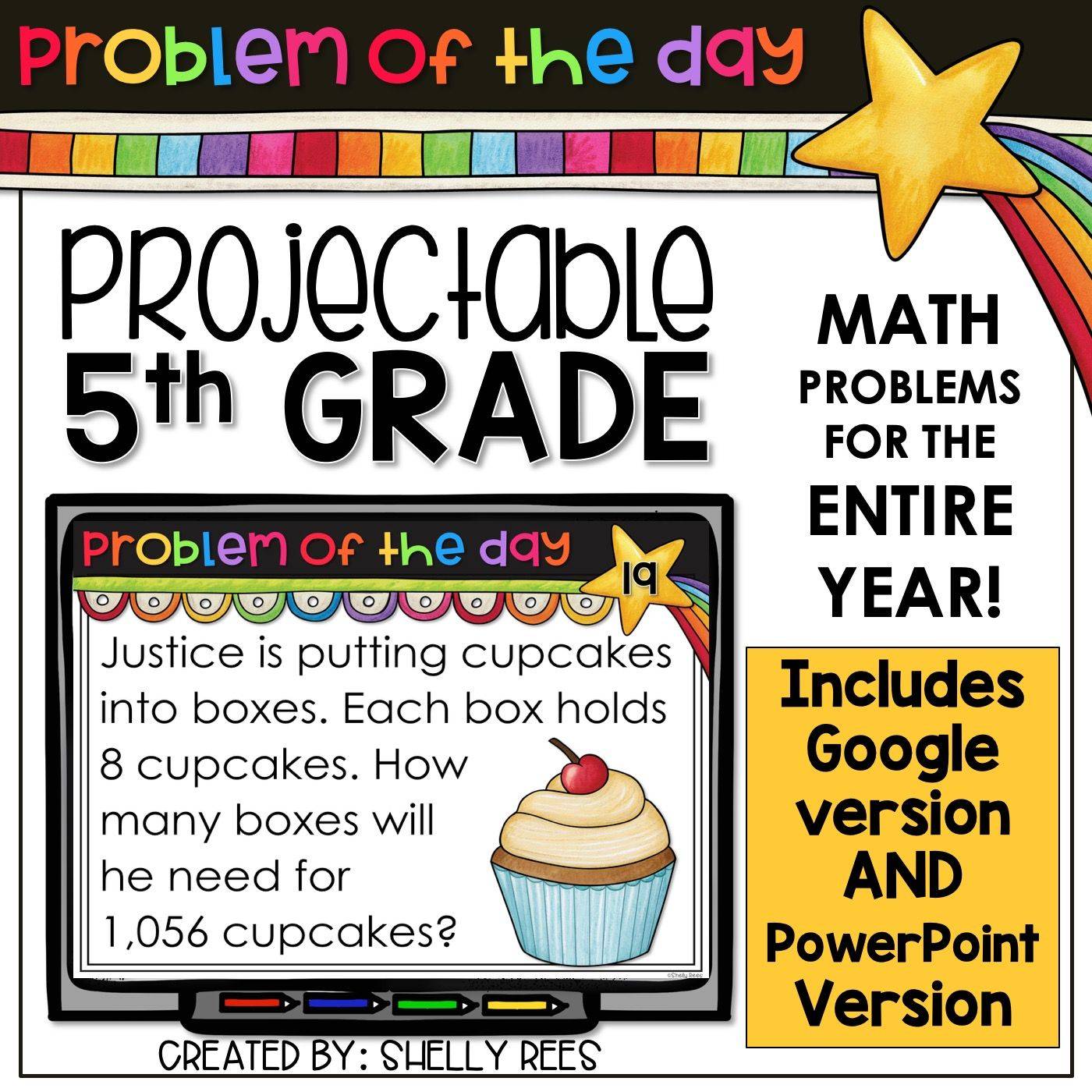Math Problem of the Day - 5th grade resource cover