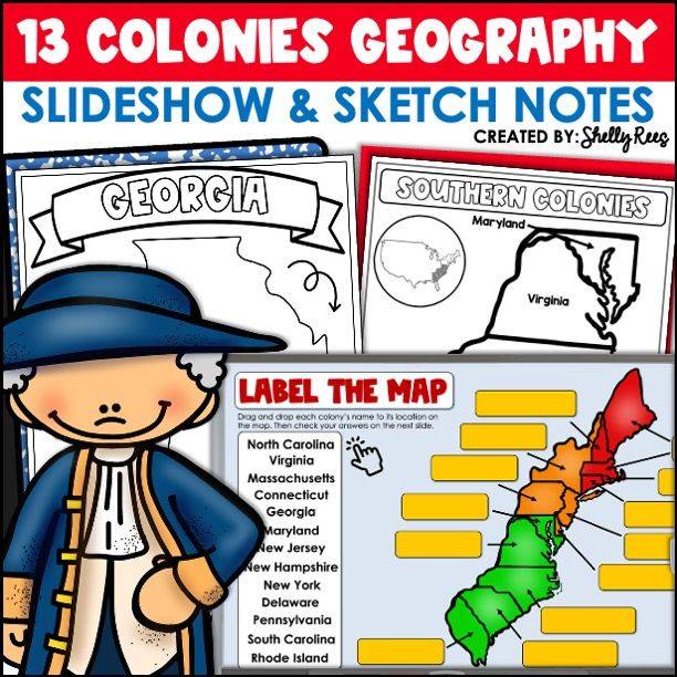 U.S. History Slideshows & Sketch Notes - 4th and 5th grade resource cover