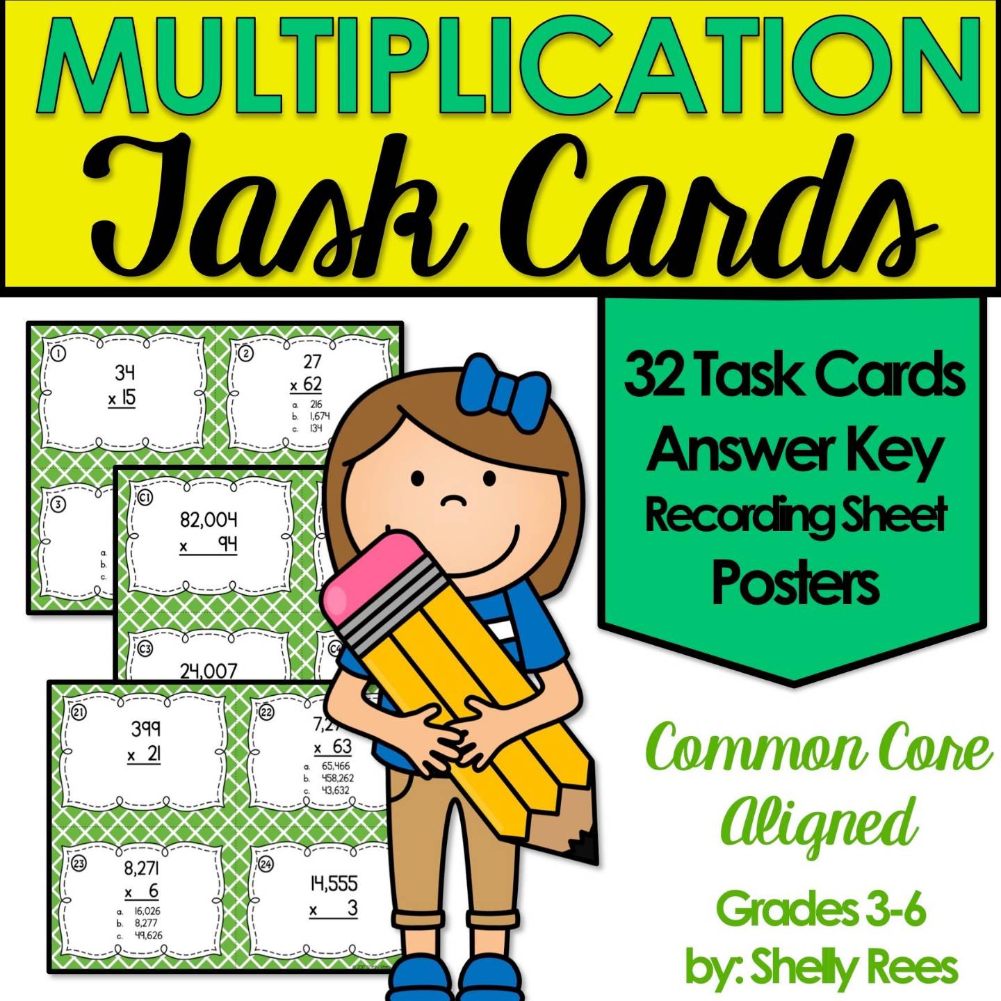 Math & Reading Task Cards - 4th and 5th grade resource cover
