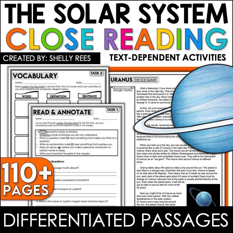 Differentiated Science Reading Passages - 4th and 5th grade resource cover