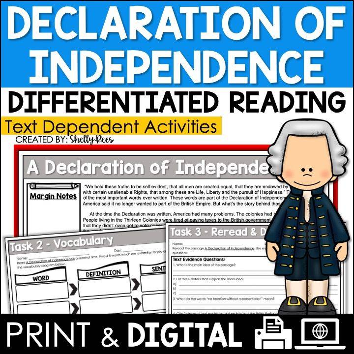 Differentiated Social Studies Reading Passages - 4th and 5th grade resource cover