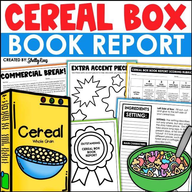 Book Report Projects & Graphic Organizers - 4th and 5th grade resource cover