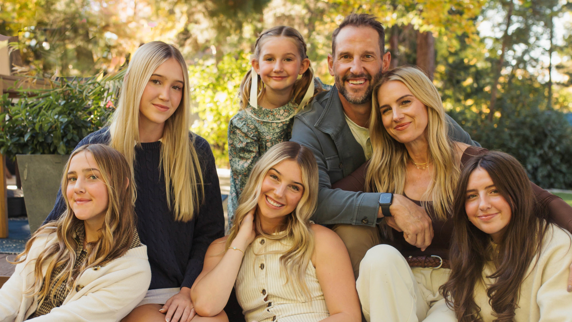 Rachel Haack with her family