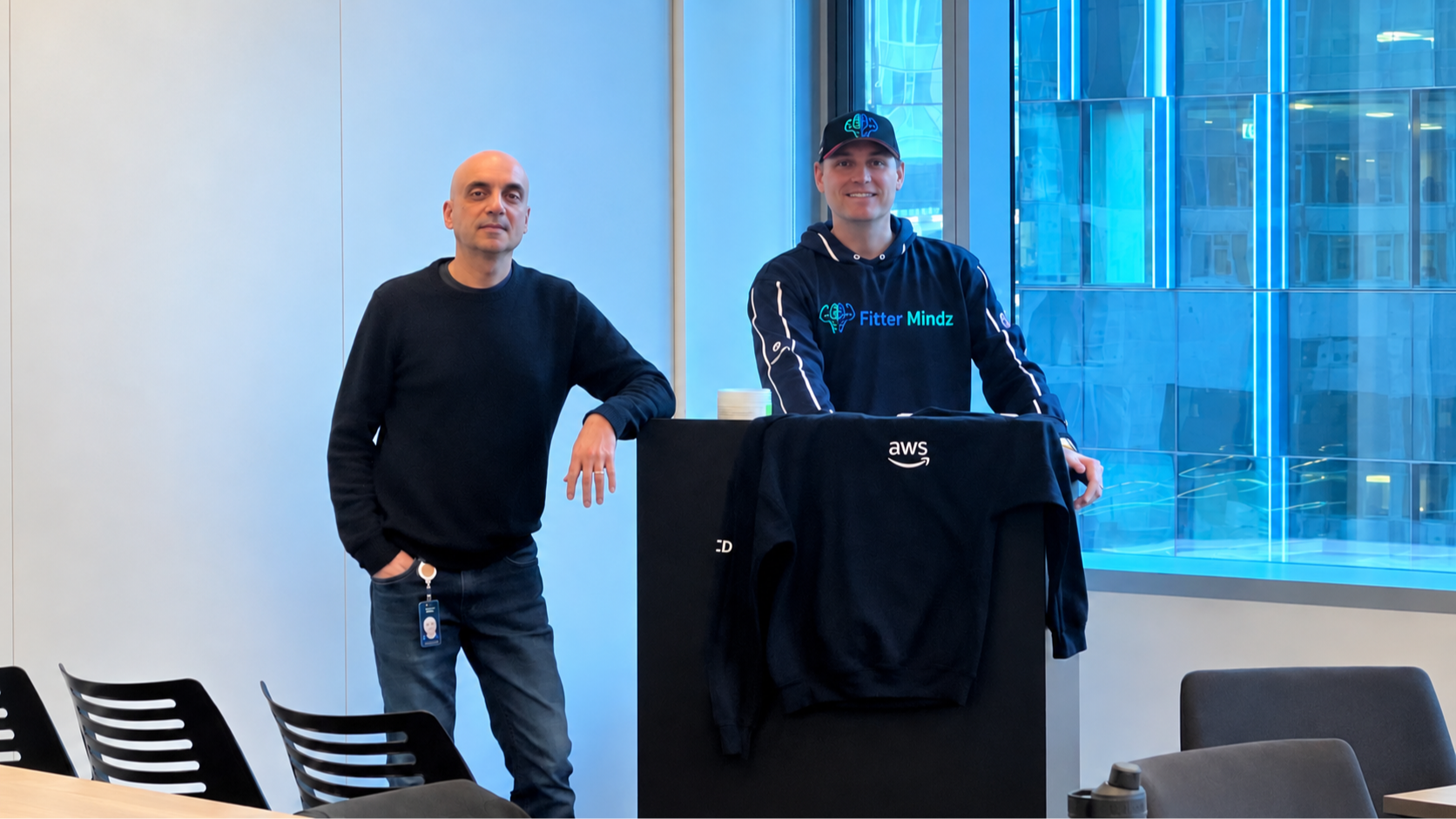 Amar Haksar presenting a Mindset talk at Amazon (AWS) headquarters