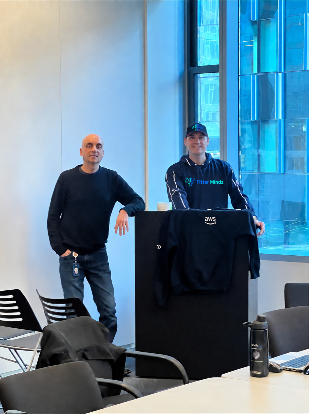 Amar Haksar at Amazon (AWS) headquarters.