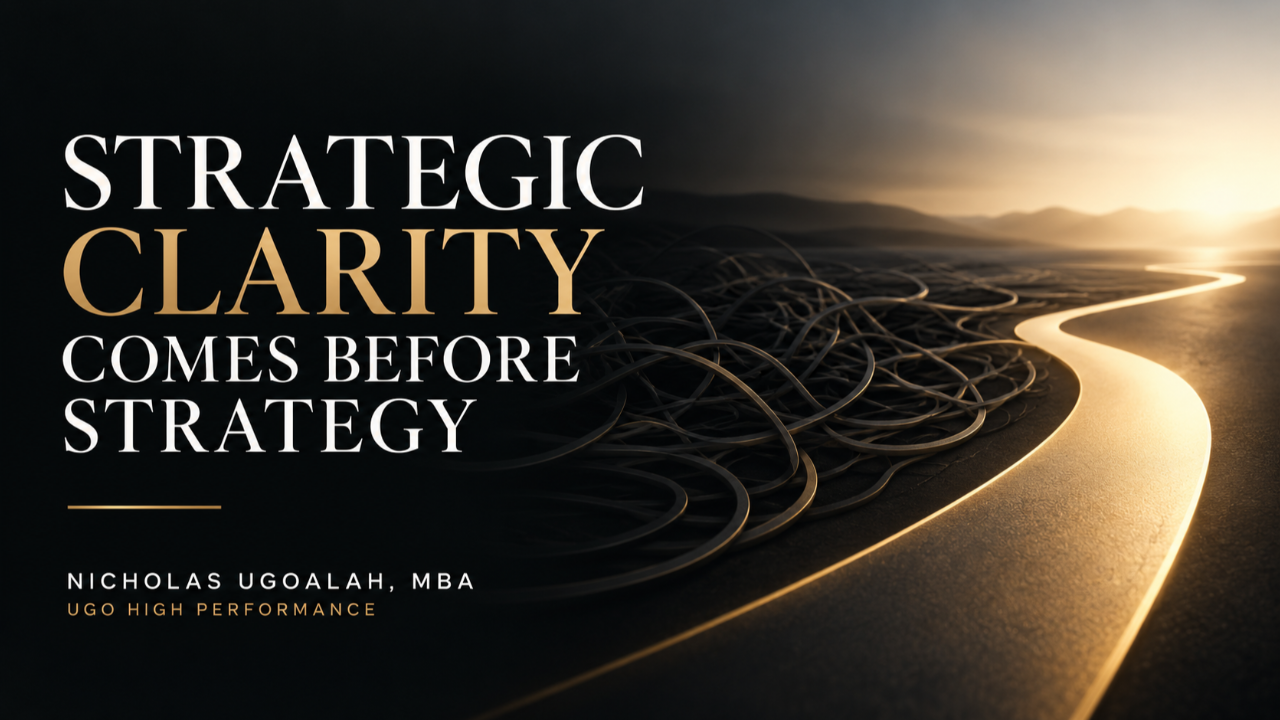 Strategic Clarity Comes Before Strategy