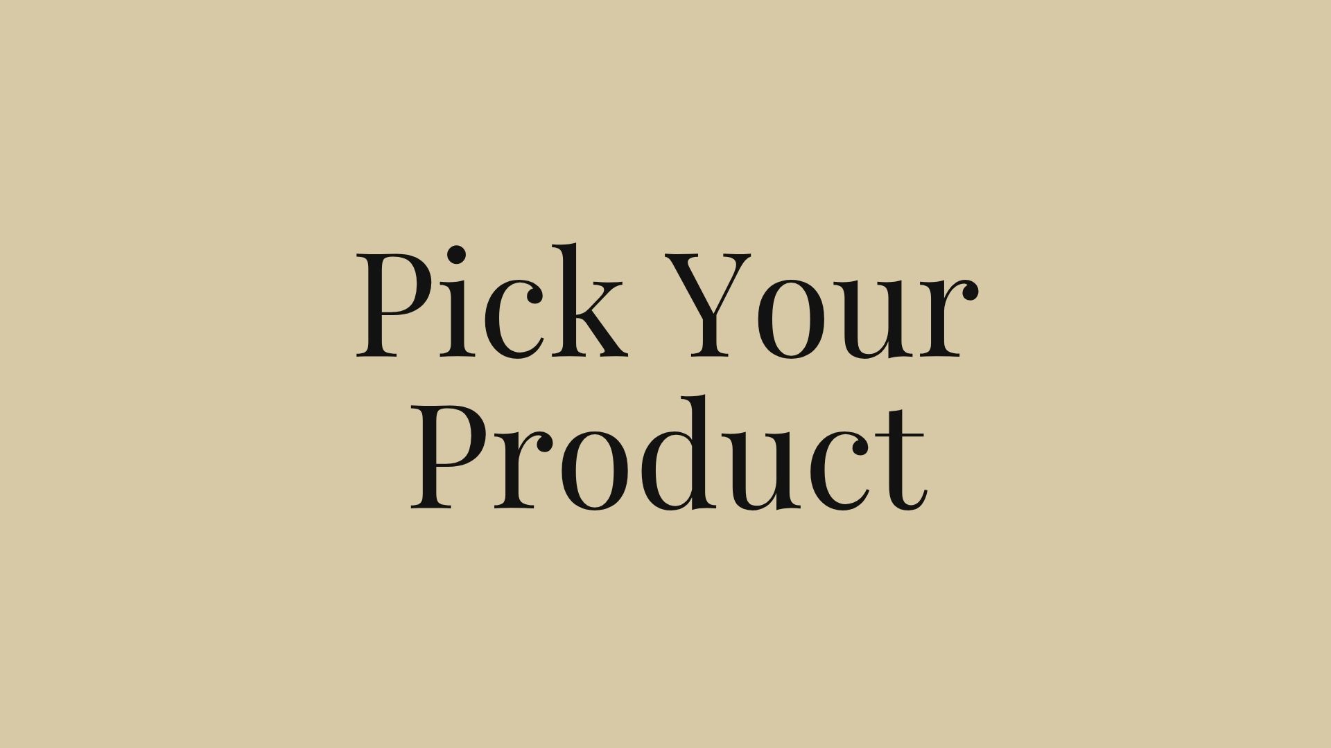 Pick Your Product thumbnail
