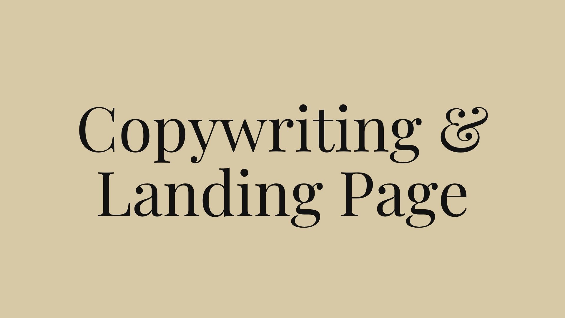 Write Your Landing Page thumbnail