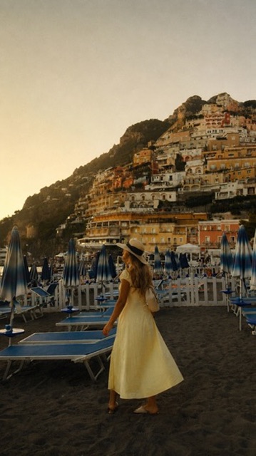 Flavia în Positano