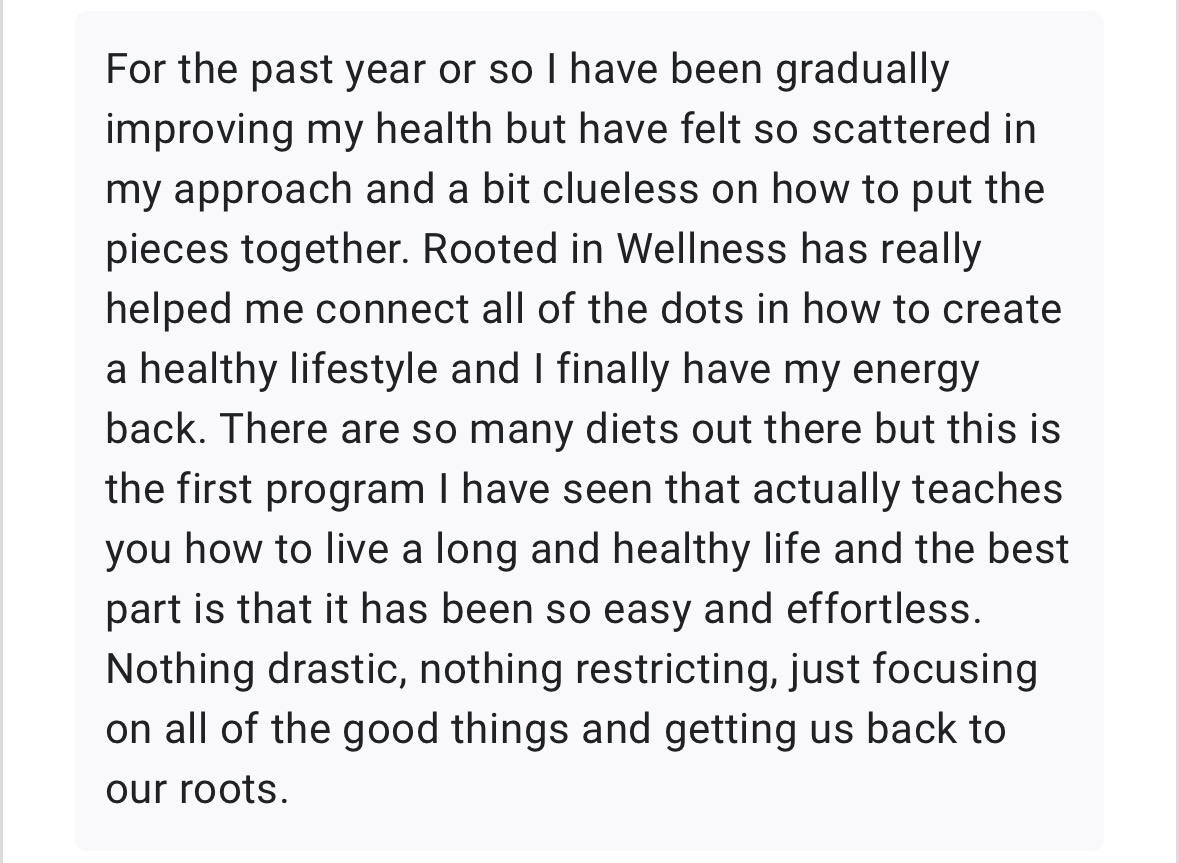 A message from a community member