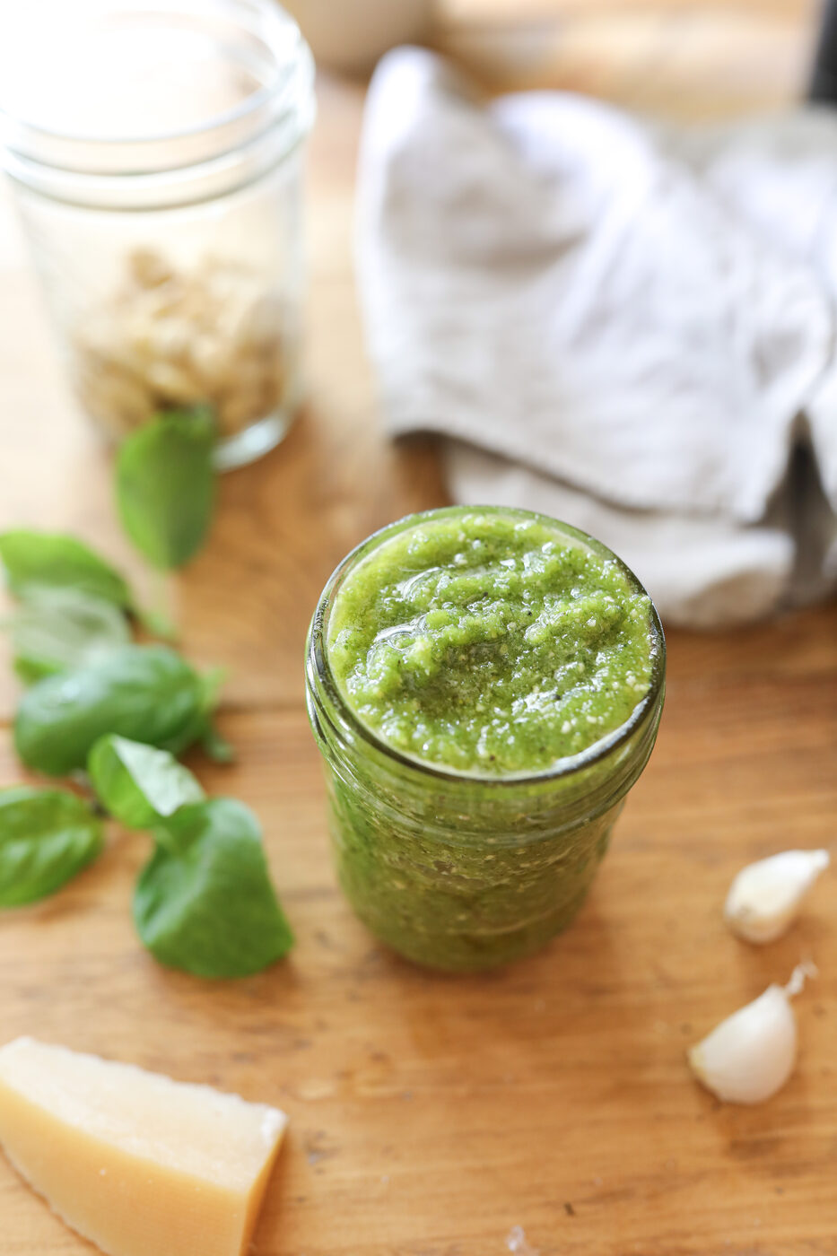 Homemade pesto