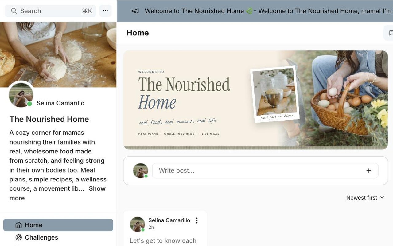 The Nourished Home community