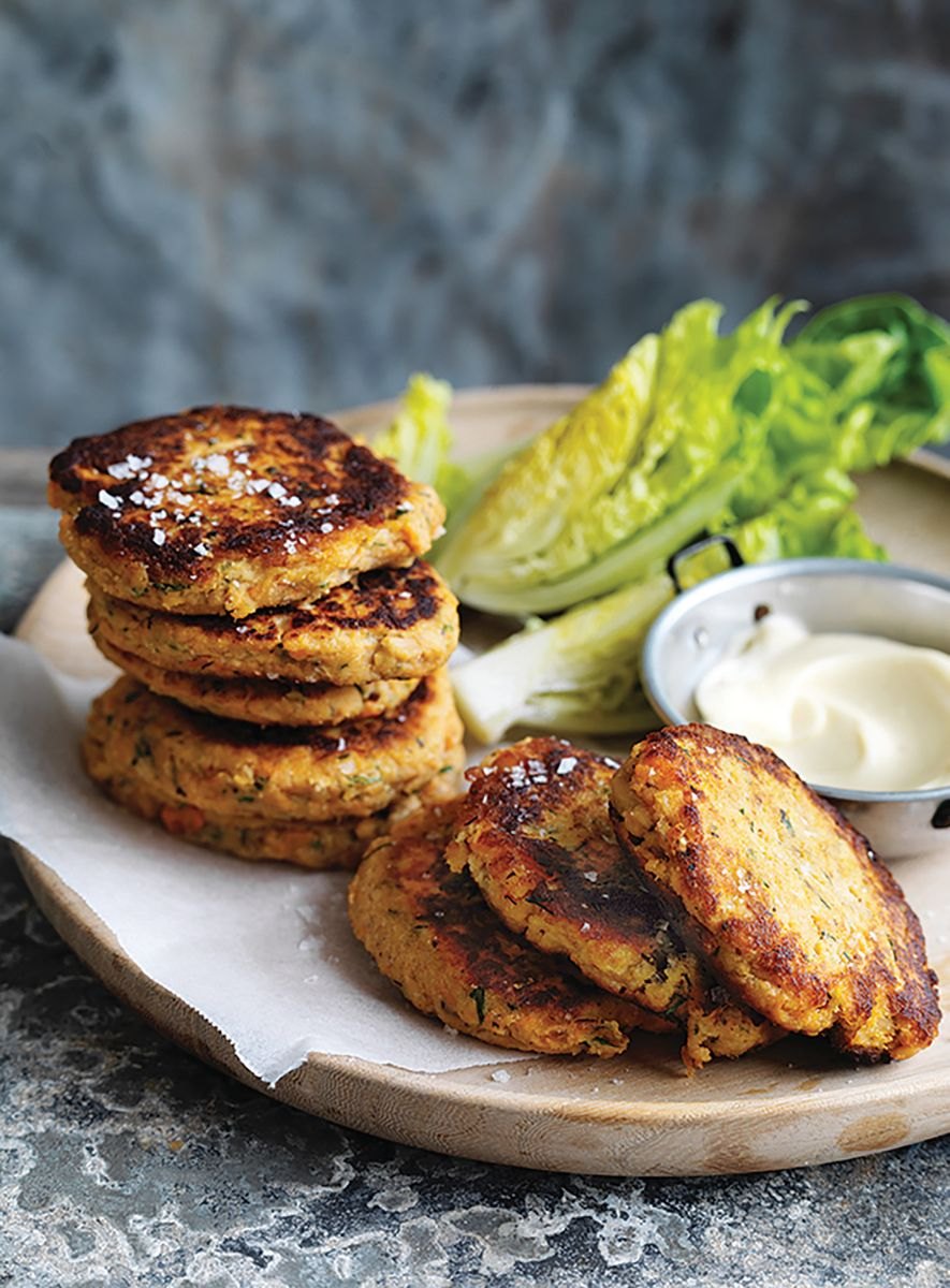 Wild salmon cakes