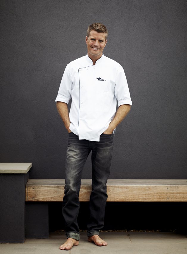 Pete Evans in chef whites