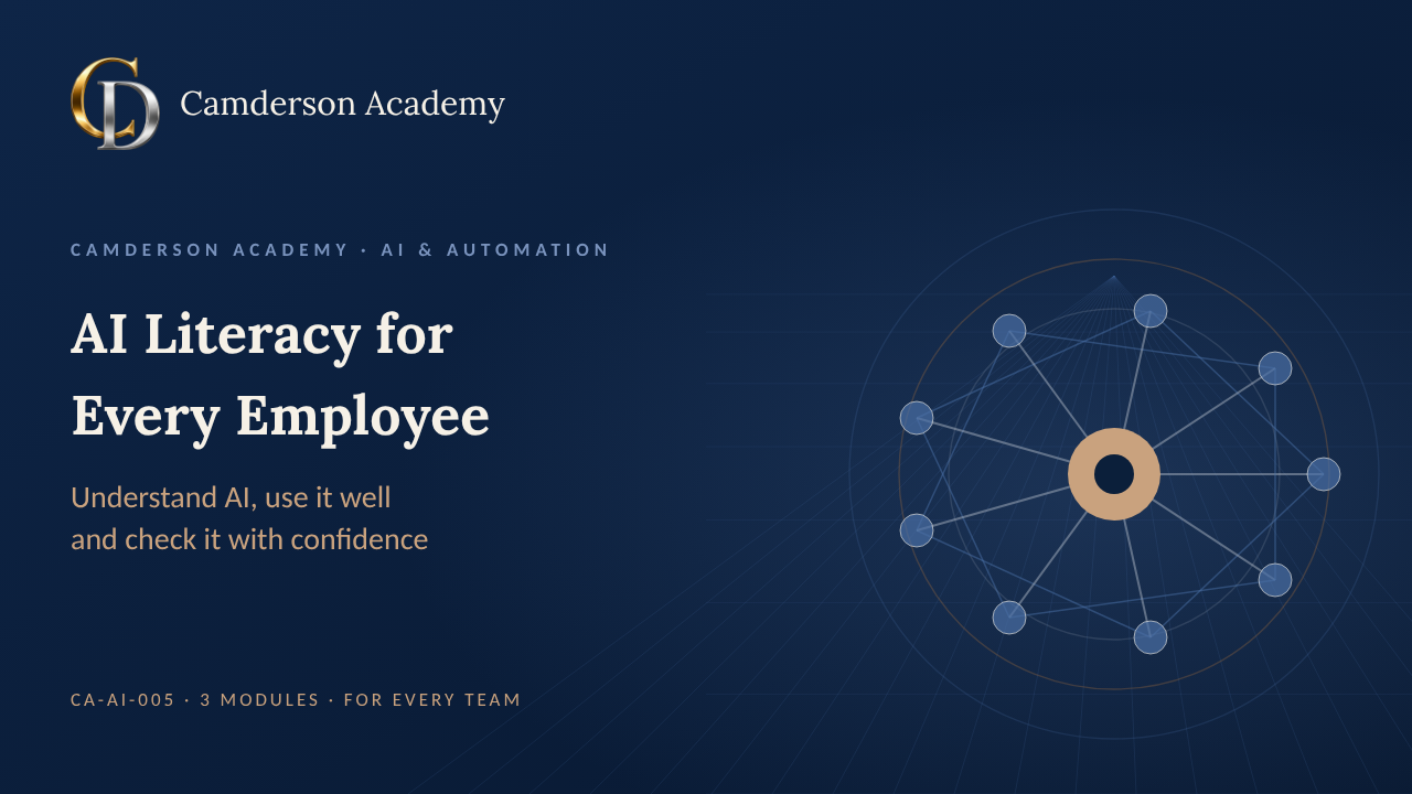AI Literacy for Every Employee course cover