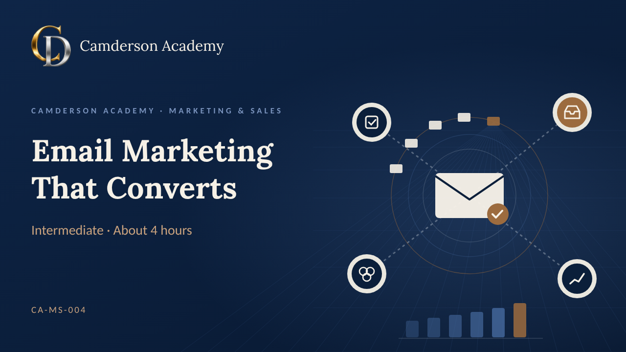 Email Marketing That Converts course cover