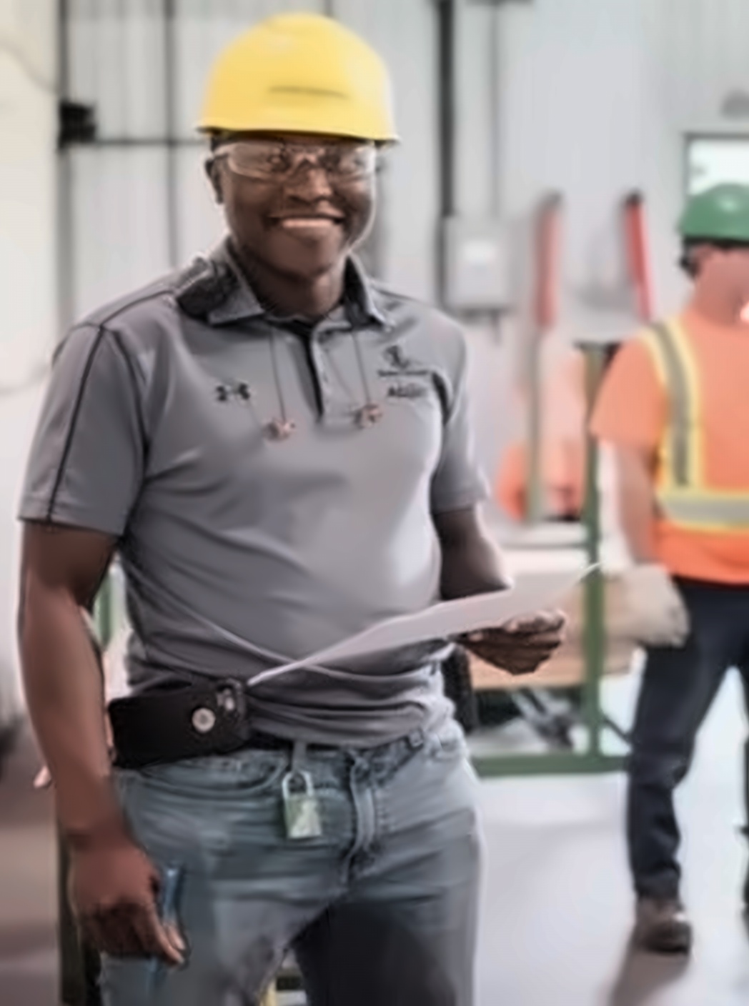 Sihoué Diédhiou en usine