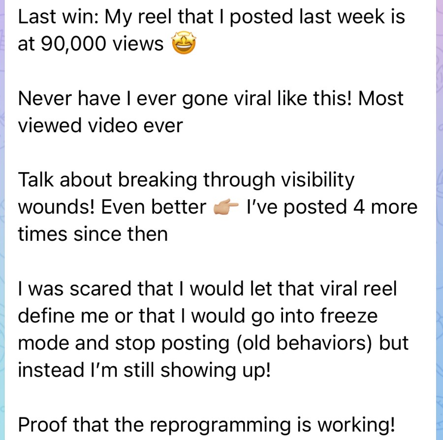Client message