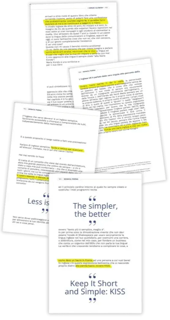 Anteprima delle pagine: SECTION THREE: Il Globish®: come parlare l'inglese semplice