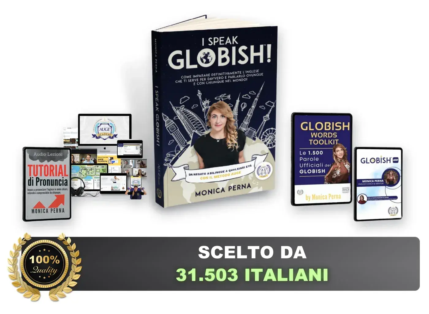 Libro I Speak Globish di Monica Perna con i materiali bonus