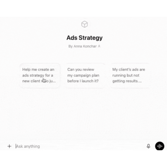 Ads Strategy Coach