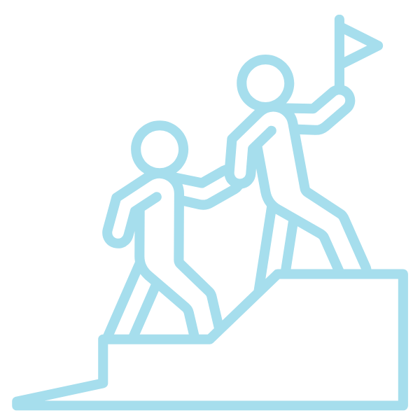 Alt text: Minimalist line art of a business executive wearing a suit and tie, used to represent a senior HR or People leader.