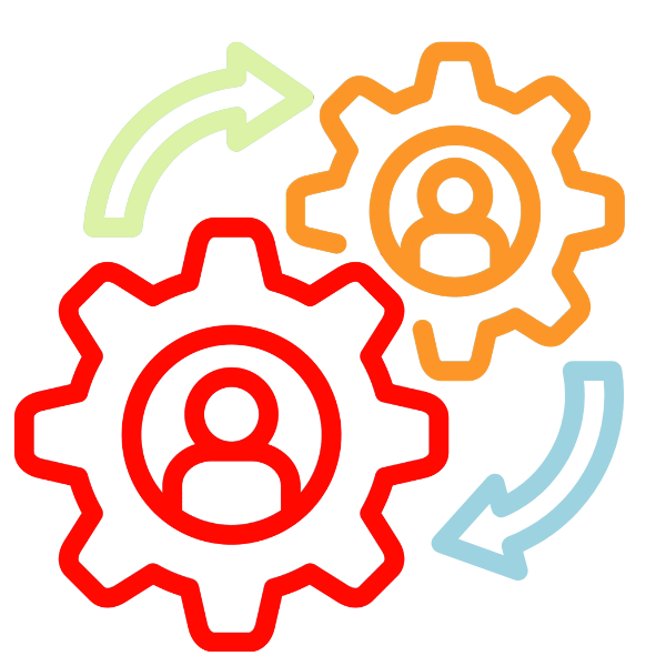 Alt text: Minimalist line art of a business executive wearing a suit and tie, used to represent a senior HR or People leader.