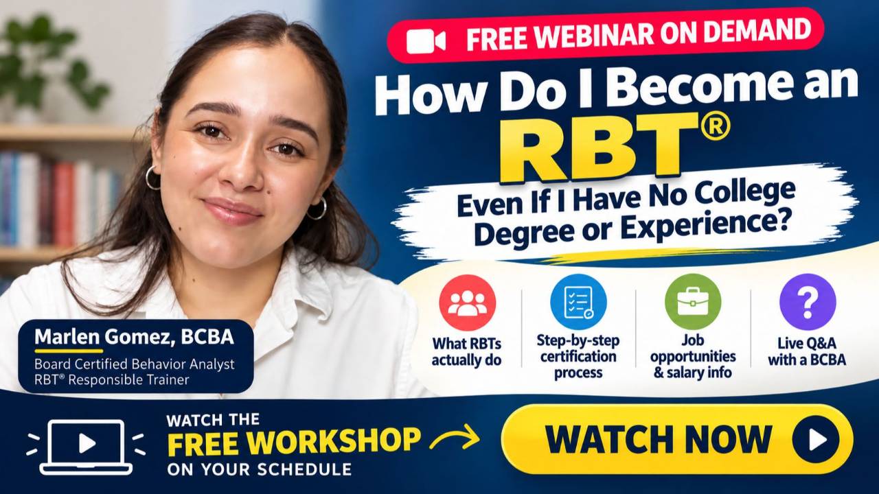 How Do I Become an RBT®-Even If I Have No College Degree or Experience?