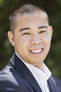male client smiling