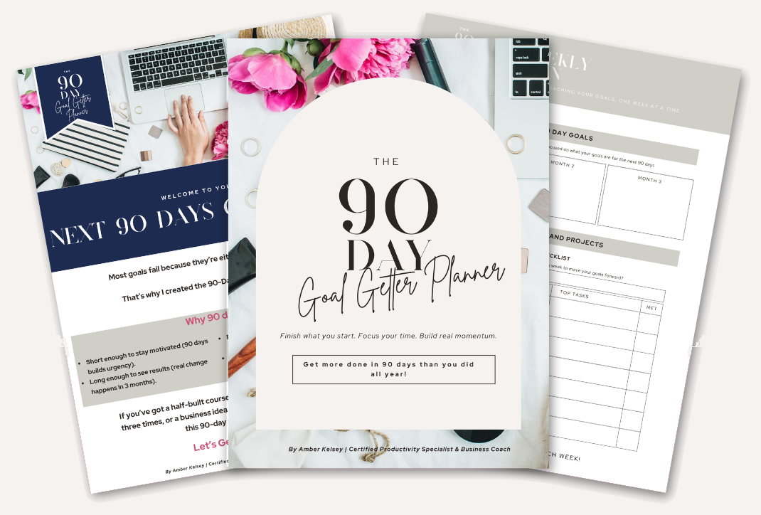 The 90 Day Goal Getter Planner