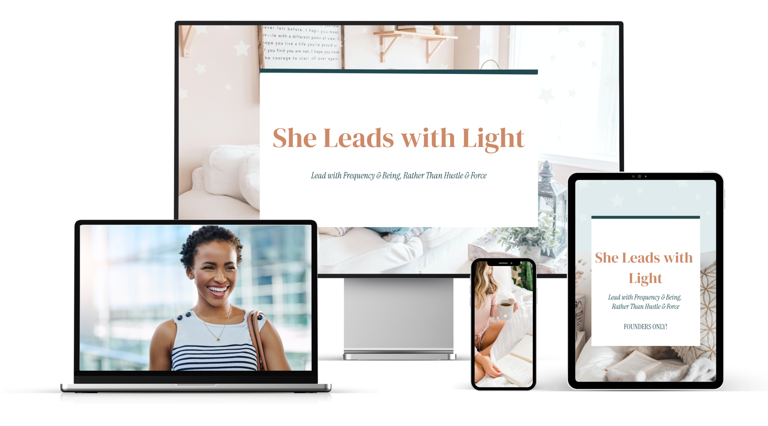 She Leads With Light September program mockup