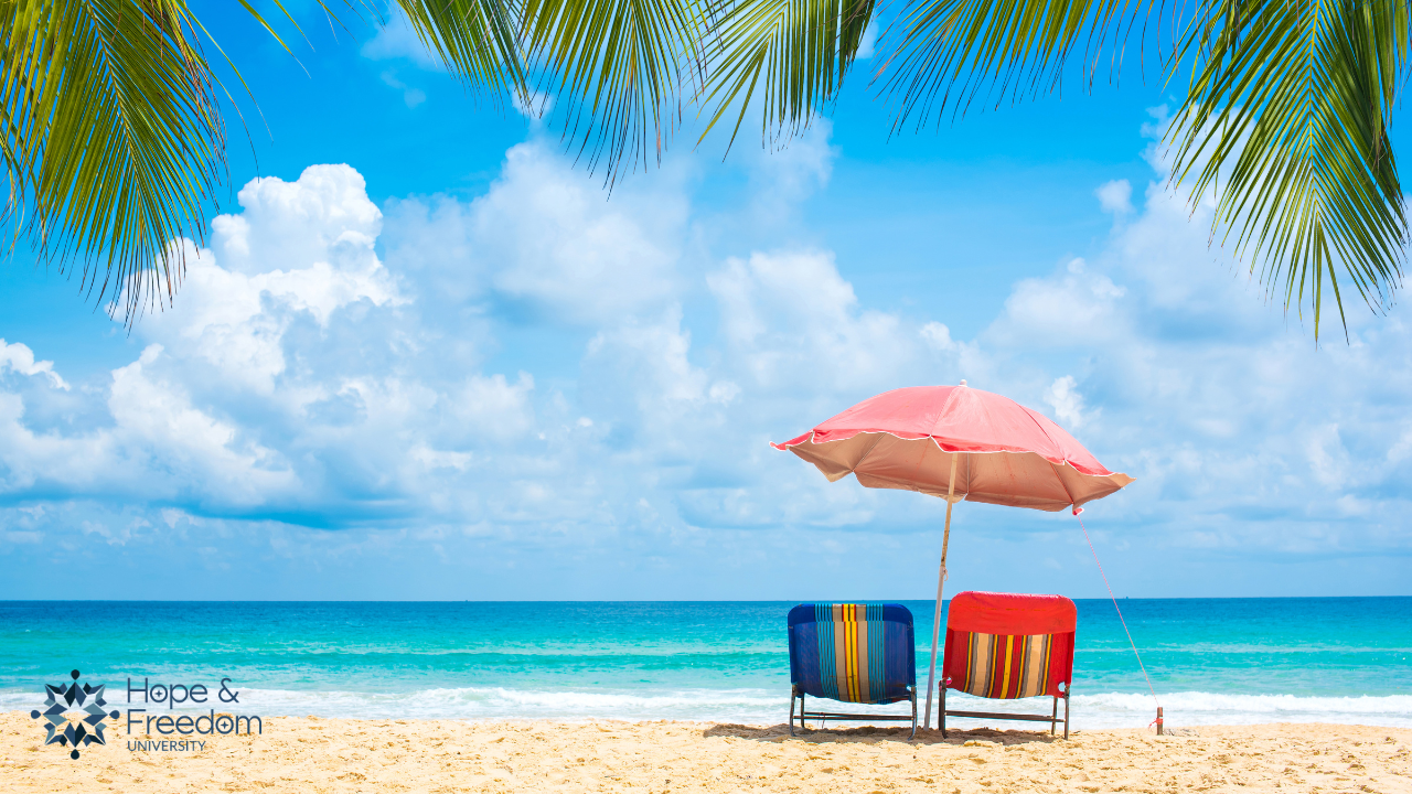 Summer Beach Umbrella Protection from Slips and Relapses