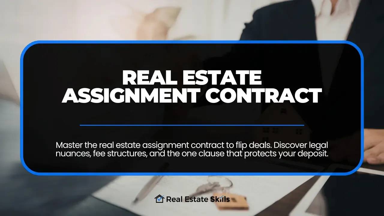 Real Estate Assignment Contract: The 2026 Investor's Guide